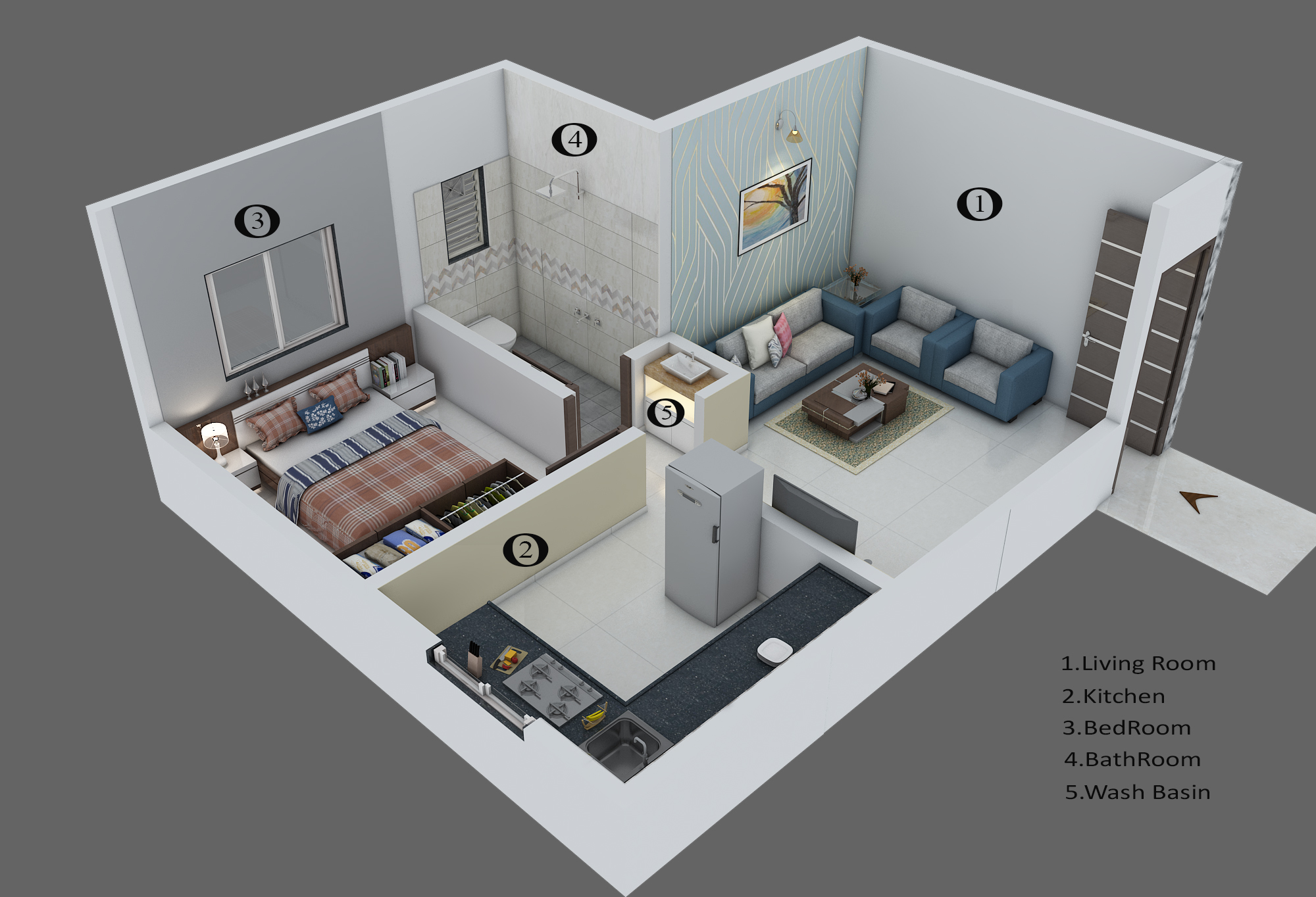 Modern apartment interior